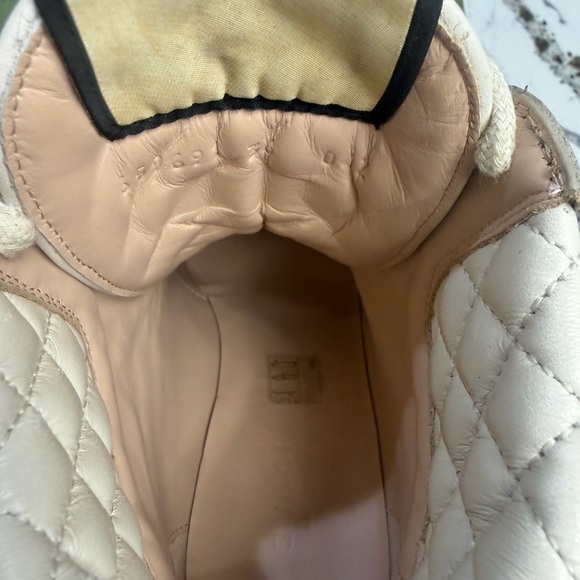 Gucci Women's Platform Lace-Up Boots in Cream and Brown - Picture 7 of 14